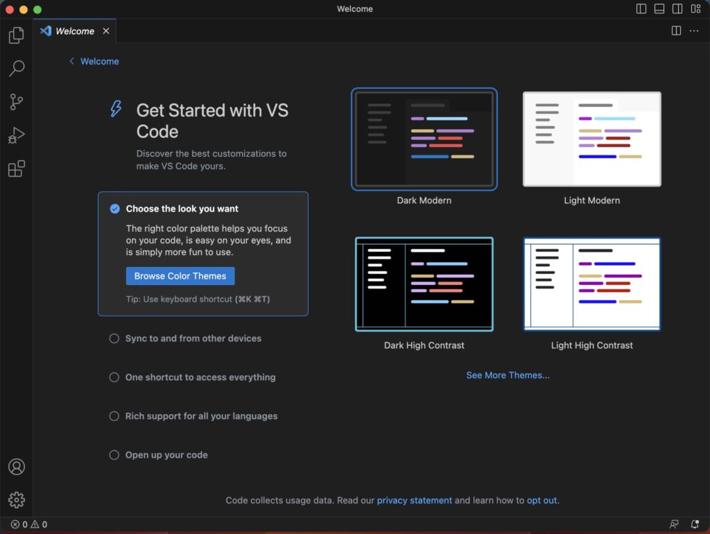 Visual Studio Codeを表示する画像