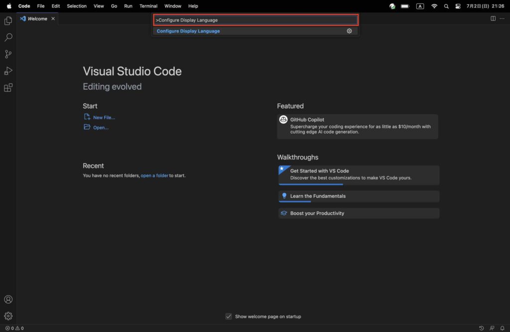 Configure Display Language検索画像